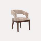 Japandi Stoel Curve – Bruin Donkerbruin