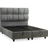 PUFFY Bed Grijs met Opbergruimte