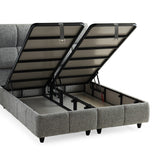 PUFFY Bed Grijs met Opbergruimte