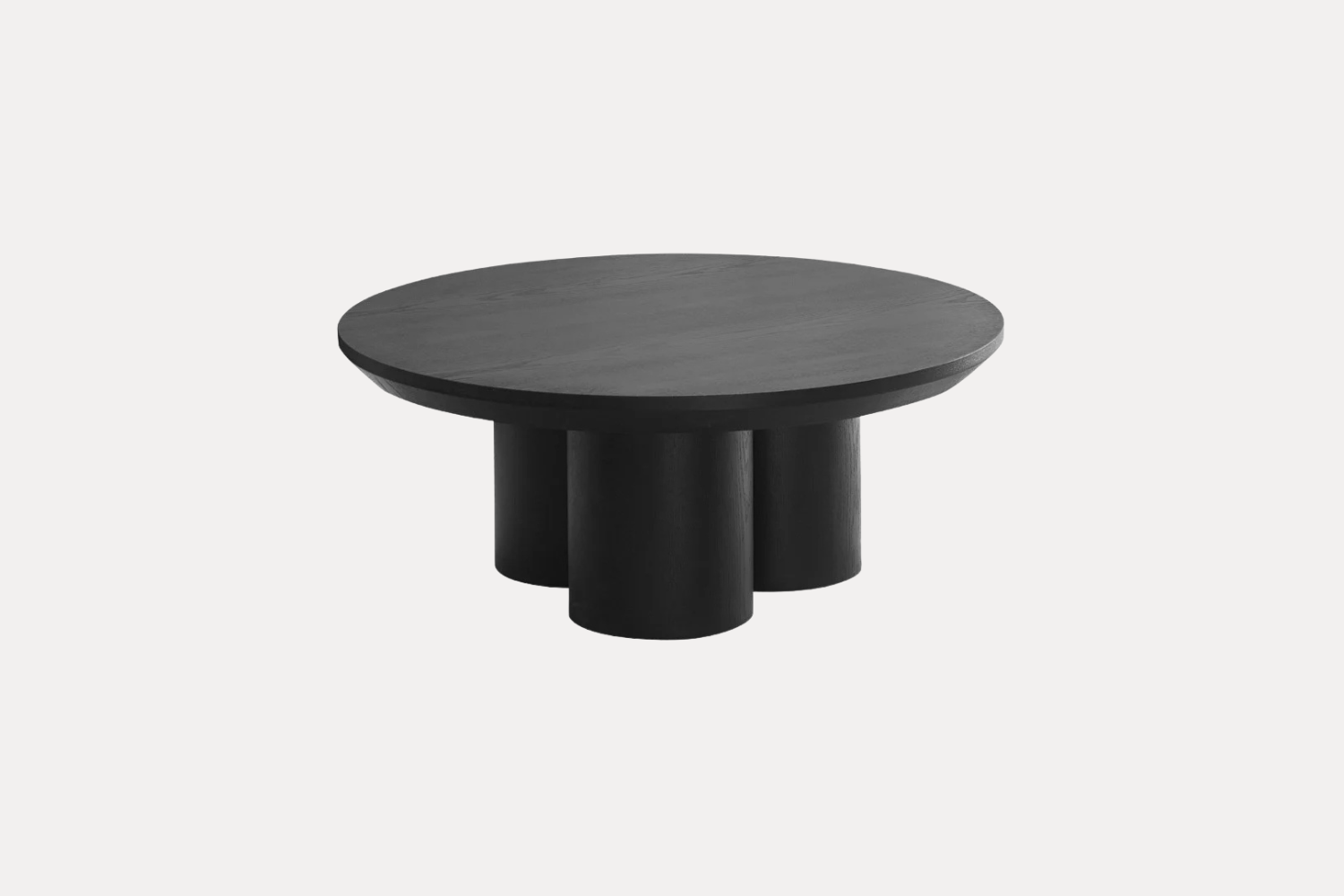 Royal Salontafel Rond – Zwart eiken