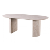 Tafel 'Lagos' Ovaal Decor Travertin