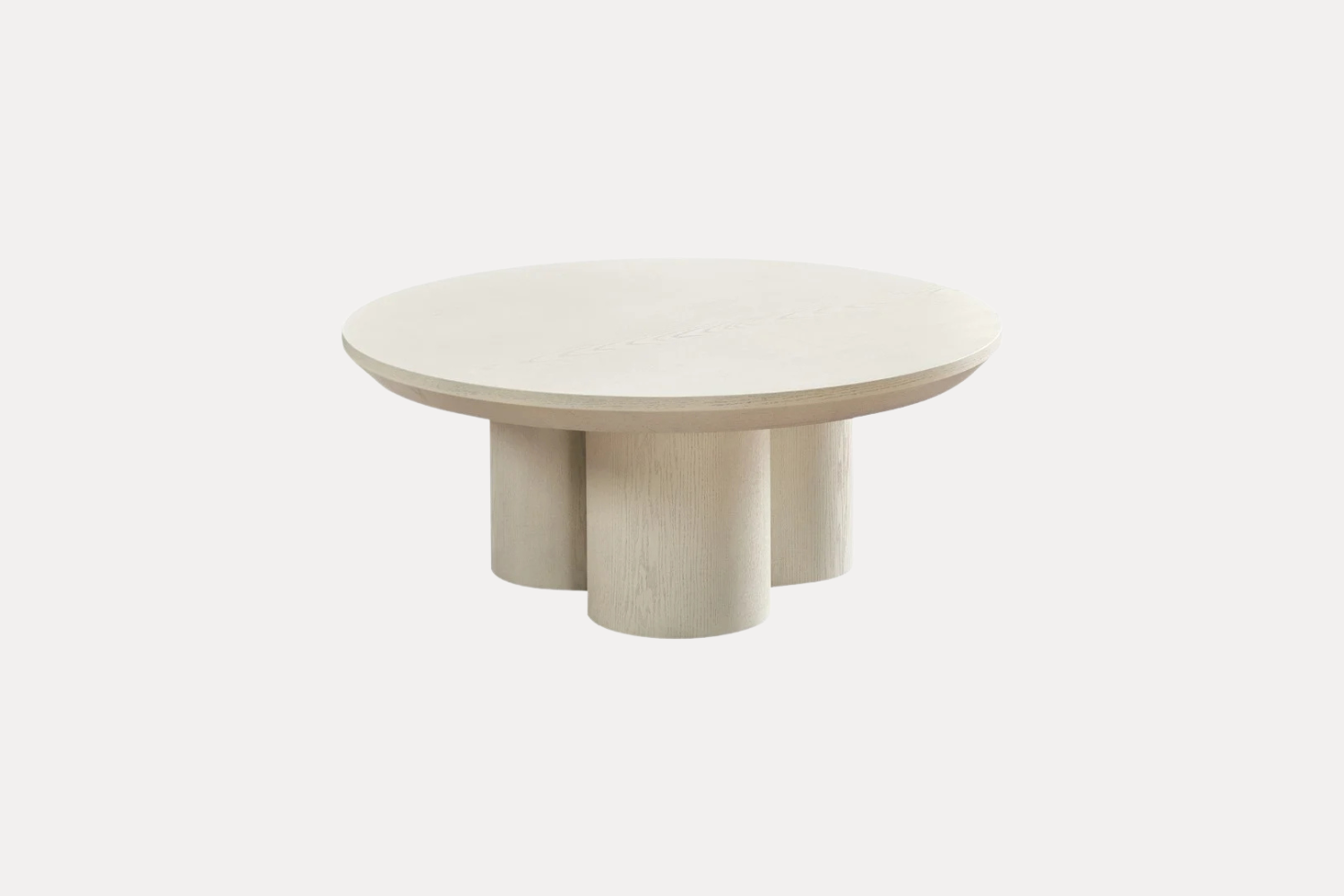 Royal Salontafel Rond – Cream eiken