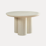 Koninklijke Eettafel Rond – Crème 130