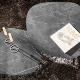 Salontafel Rock organisch — Set van 2