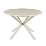 Eettafel NUA 120 cm Rond Baroque Beige