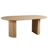 Tafel 'Lagos' 200 cm Ovaal Decor Eik Naturel