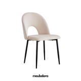 Stoel 'Amelia' — Poten in Zwart