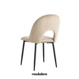 Stoel 'Amelia' — Poten in Zwart