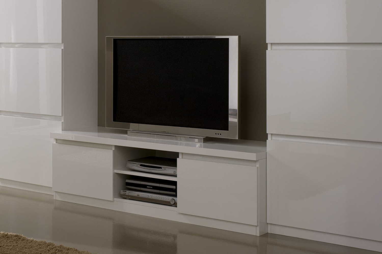 Tv Meubel Rome - 150cm - Wit Hoogglanslak