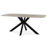 Tafel 'Apollo' 180 cm Deens Ovaal Glanzend Steen Shakespear Beige