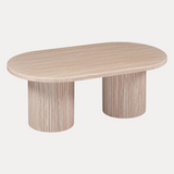 Salontafel Ovalo – Ovaal Design met Marmeren Blad