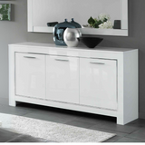 Dressoir Modena 3 deuren- Witte Hoogglanslak
