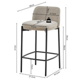 Counterstoel 'Ella' Stof Zand