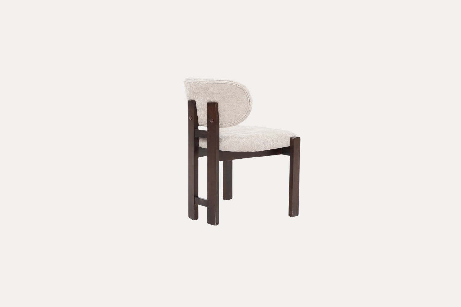 Japandi Stoel Aven - Taupe Walnoot