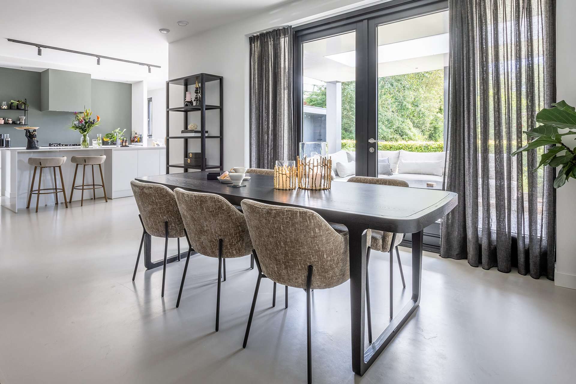 Deco object icebear zwart (Black)