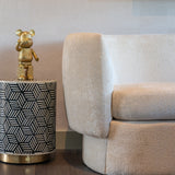 Deco object beer goud (Gold)