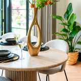 Ovale Eettafel La Cantera Travertin – 240 x 110 cm