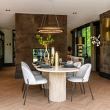 Ovale Eettafel La Cantera Travertin – 240 x 110 cm