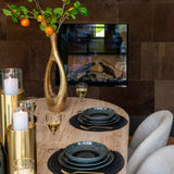 Ovale Eettafel La Cantera Travertin – 240 x 110 cm