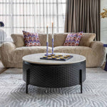 Bijzettafel Kimble paars groot 30Ø (Purple)