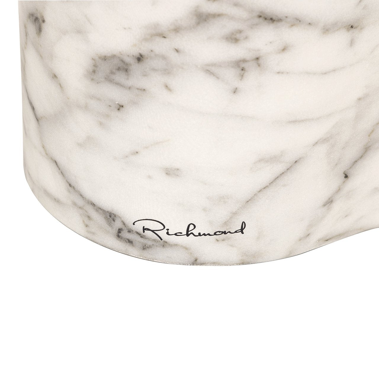 Bijzettafel Rockyard faux wit marmer indoor/outdoor (White)
