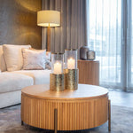 Bijzettafel Belfort 50Ø (Natural oak)