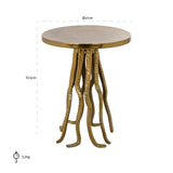 Bijzettafel Macey (Gold)