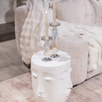 Bijzettafel Christy wit