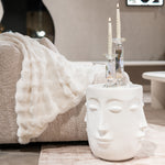 Bijzettafel Christy wit