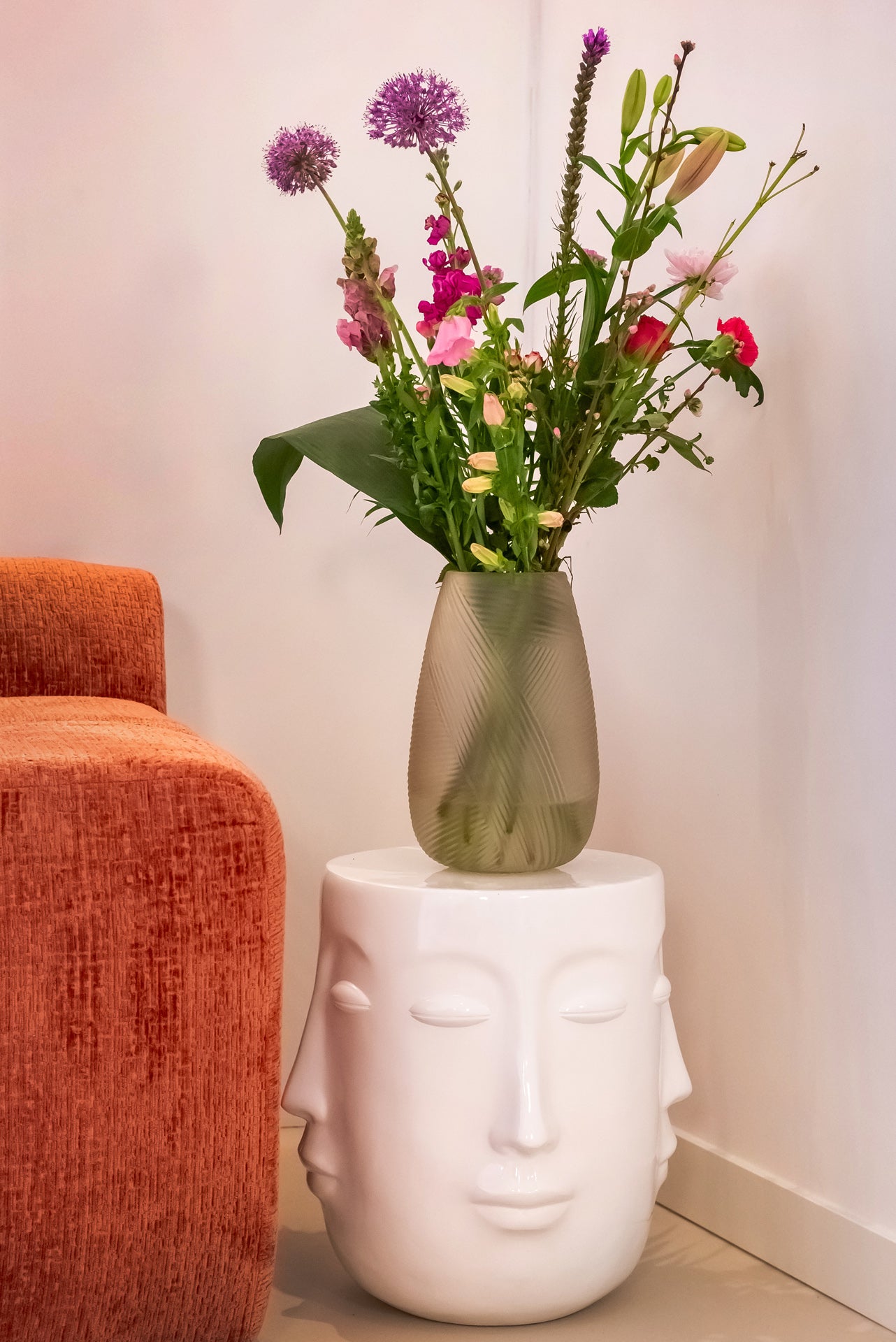 Bijzettafel Christy wit