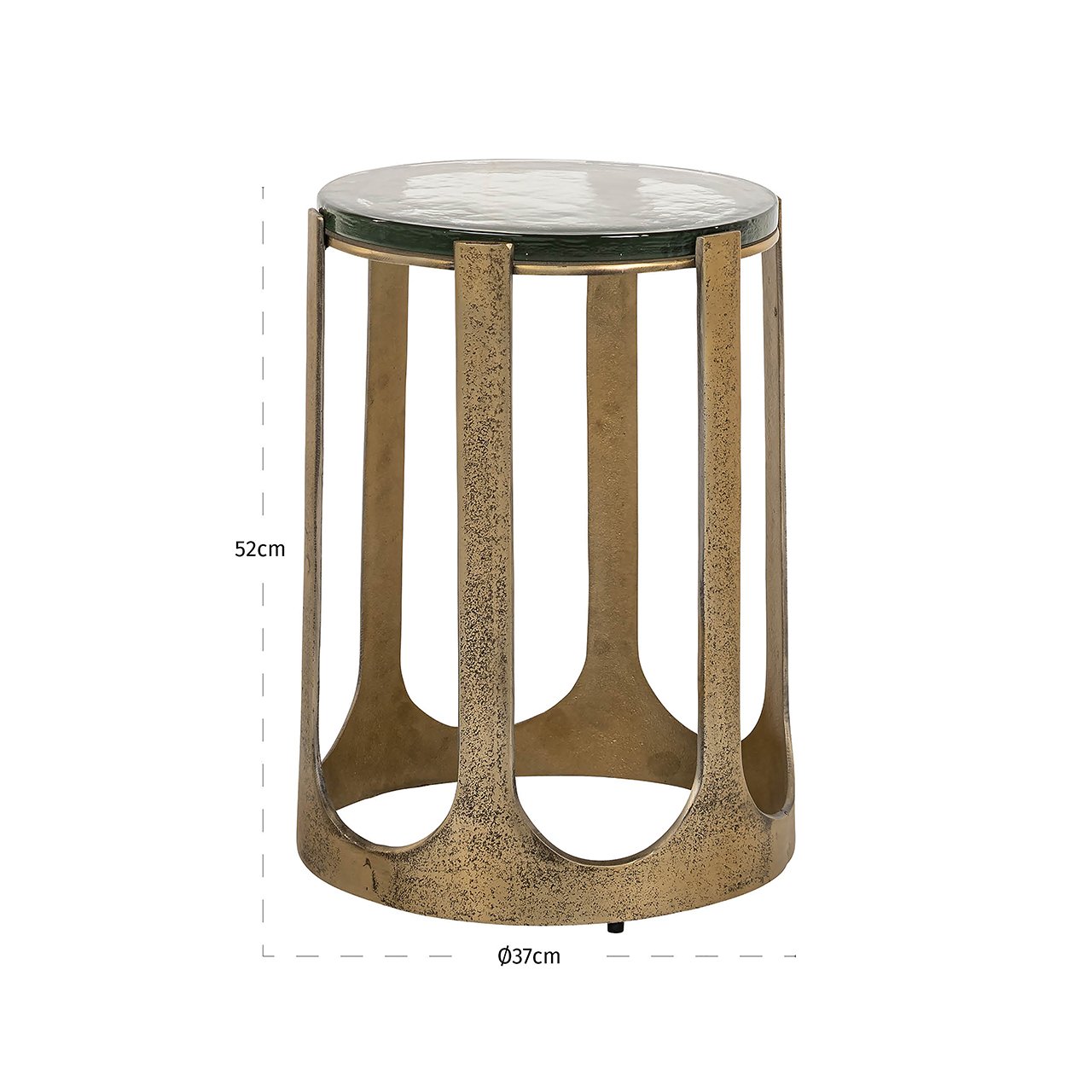 Bijzettafel Rixo (Gold)