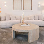 Bijzettafel Biltmore Italian Travertine (Beige)