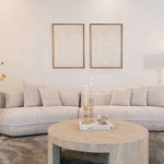 Bijzettafel Biltmore Italian Travertine (Beige)