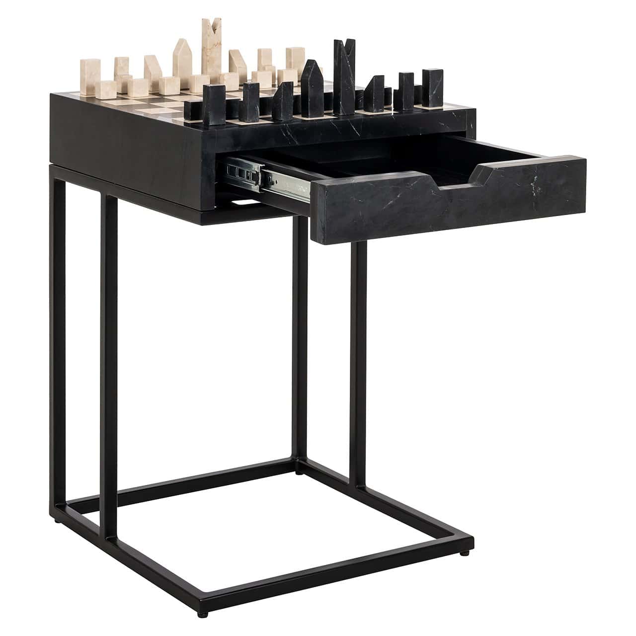 Schaaktafel Davos 1-lade (Black)