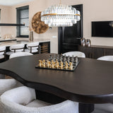 Eettafel Sherman – 230 x 139 cm  Organisch gevormd acaciahout