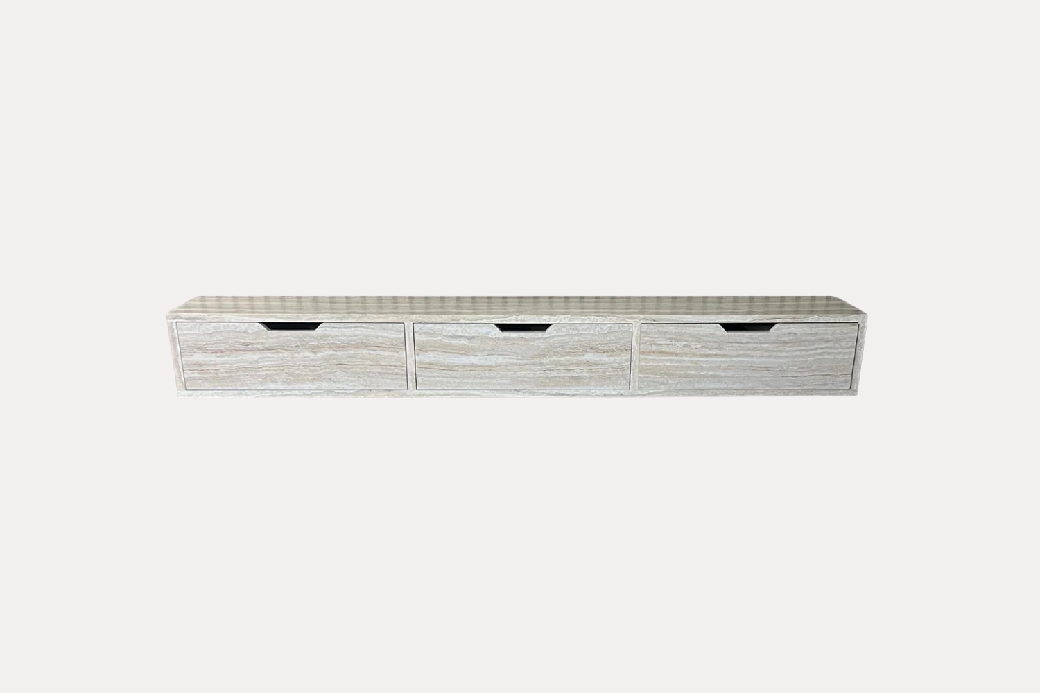 Tv Meubel Zwevend Livo L - 160 cm -  Licht eiken / Flintstone Fineer