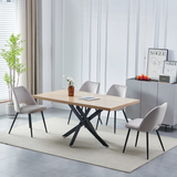 Eettafel 'Olivia' 180cm — Poten in Zwart