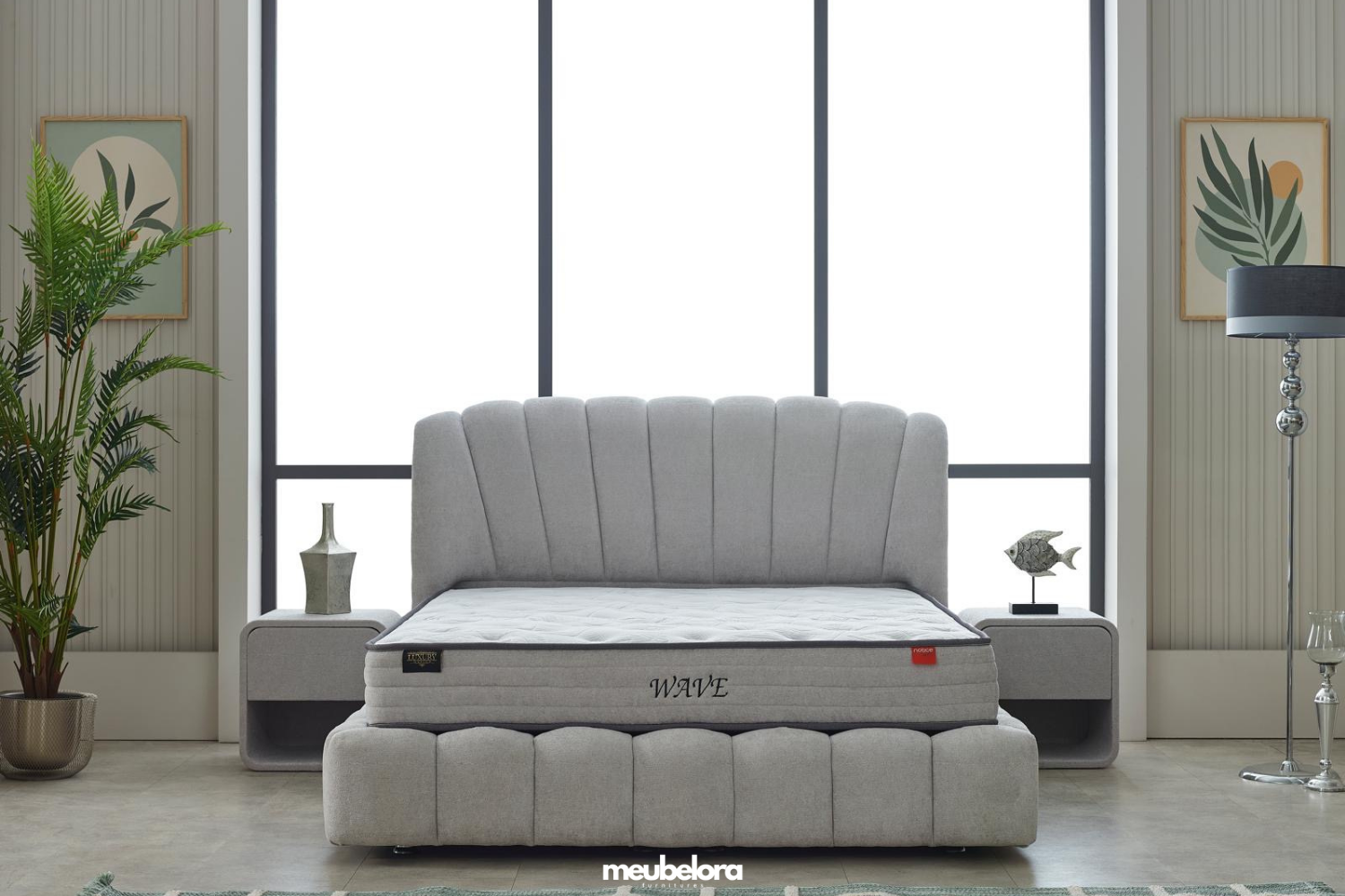 Boxspring Wave + Matras