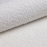 Hoekbank | NIRAYA | Wit teddy stof