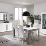 Eetkamerset Greta Beton Wit