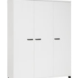 Kleerkast Evy - 3 deuren - wit - 150