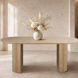 Tafel 'Lagos' 200 cm Ovaal Decor Eik Naturel