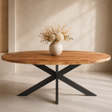 Tafel 'Alexa' 200 cm Ovaal Mango hout