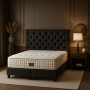 Chester Bed — Donkerzwart