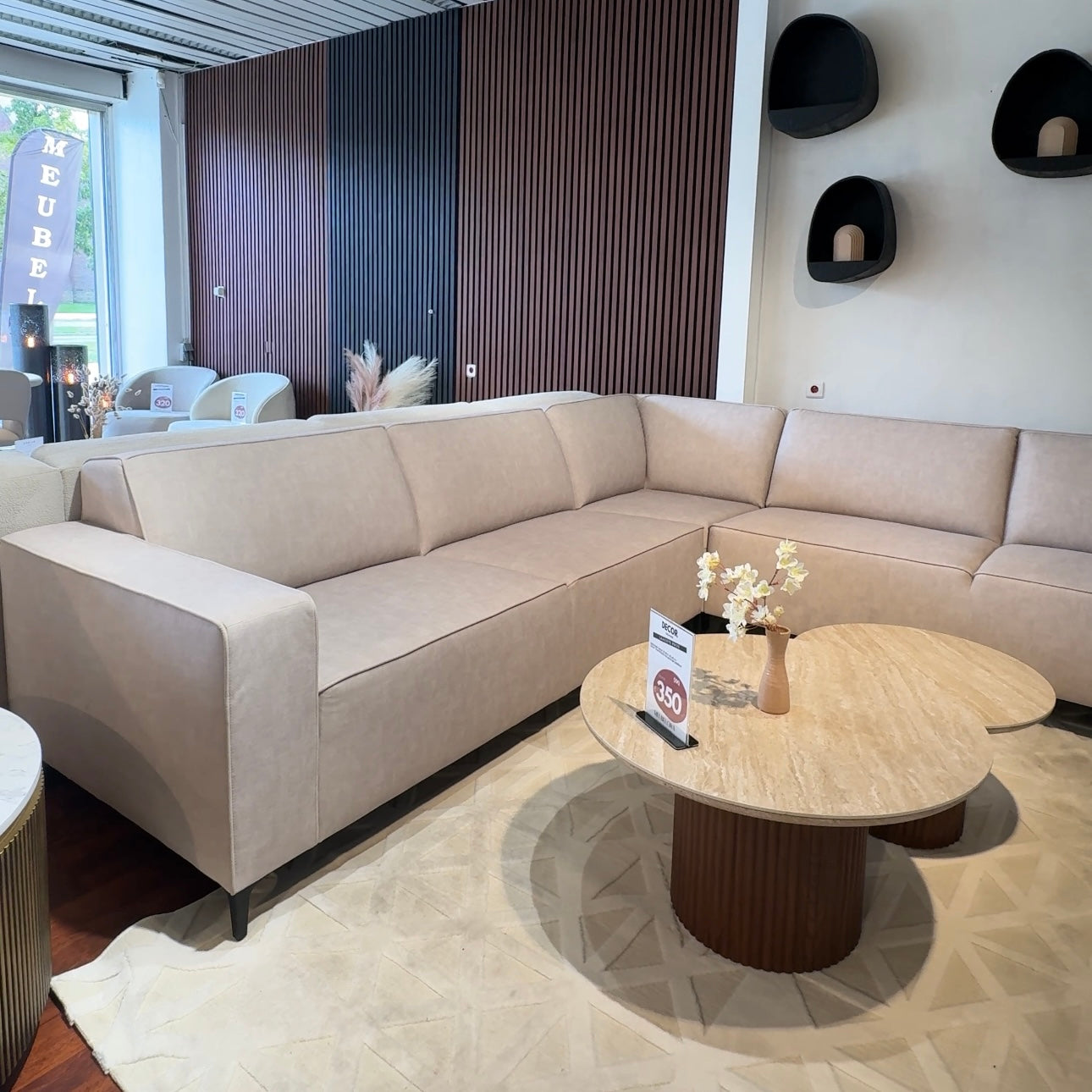 Hoekbank Nea — Licht Taupe