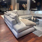 Hoekbank ELIZ Lichtgrijs / Taupe