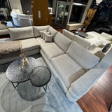 Hoekbank ELIZ Lichtgrijs / Taupe