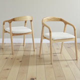 Eetkamerstoel Carly Eikenkleur