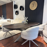 Eettafel Madison Walnut | | Deens Ovaal | Poot Sand
