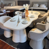 Tafel 'Faro' 220 cm Organisch Cement